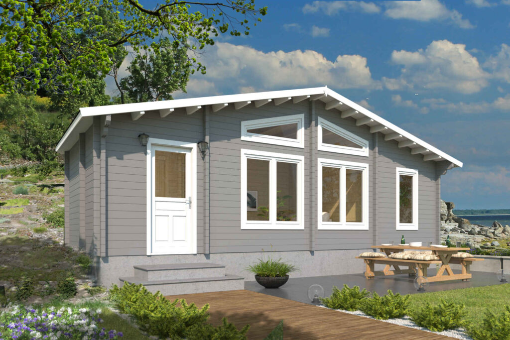 Small grey bungalow
